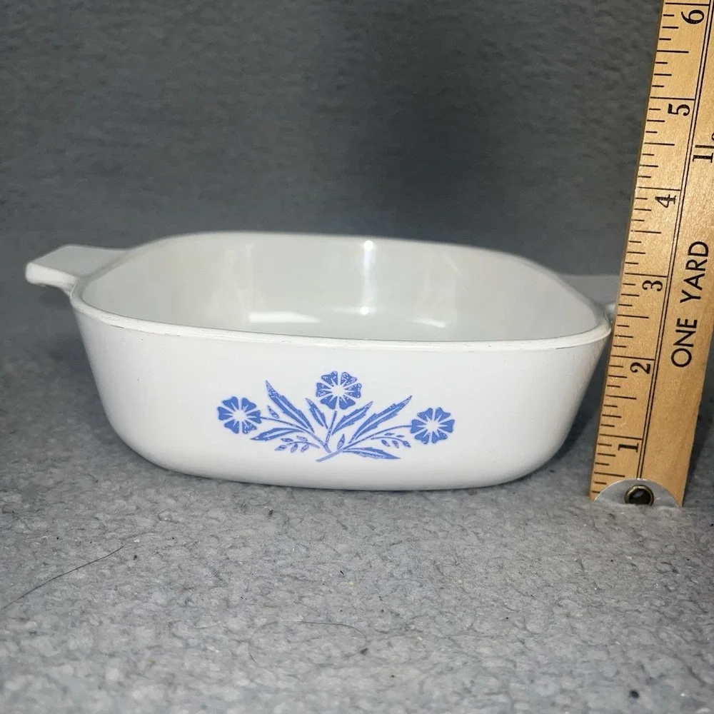 VTG 1958-1959‎ Corning Pyroceram B-9 Blue CornFlower 8